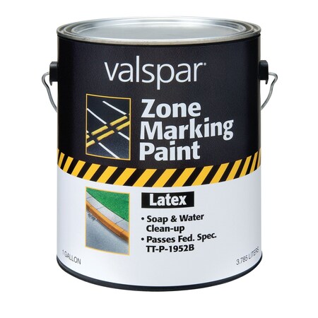 Valspar Red Traffic Zone Marking Paint 1 gal 024.0000138.007